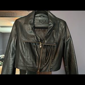 Black “leather” jacket